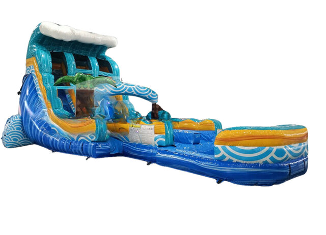 20FT Akua Falls Dual Lane Hybrid — inflatable rental delivered in Leesburg, GA