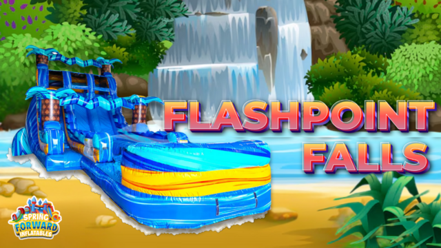 20ft Flashpoint Dual Lane Hybrid — inflatable rental delivered in Leesburg, GA